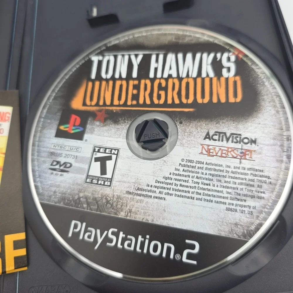 Tony Hawk Underground Sony Playstation 2 PS2 Complete CIB